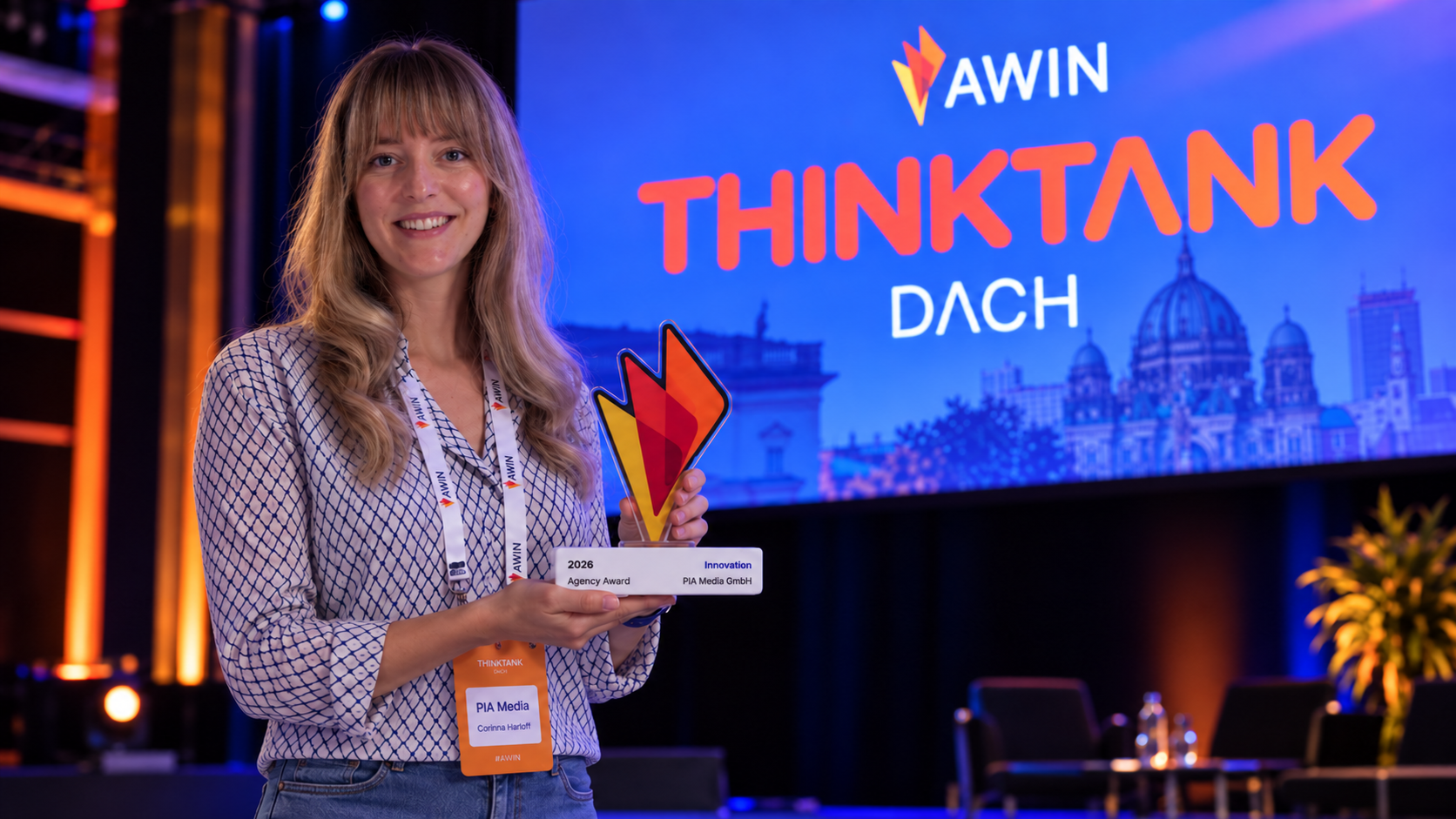 And the Winner is: Die PIA Media hat den AWIN Innovation-Award 2026 gewonnen